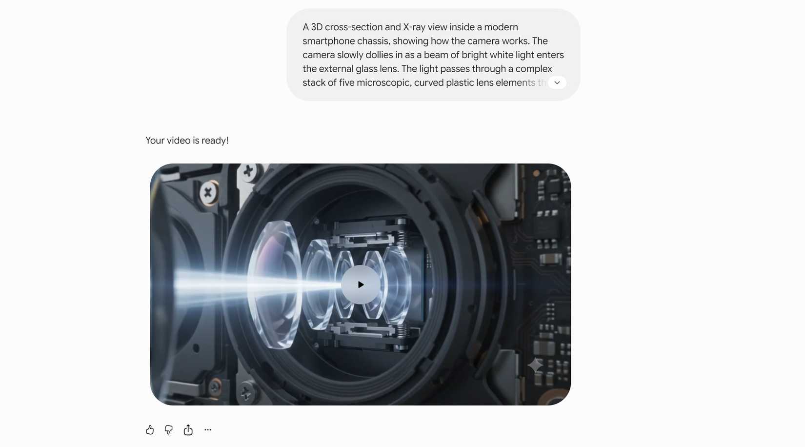 create a video in Gemini Omni