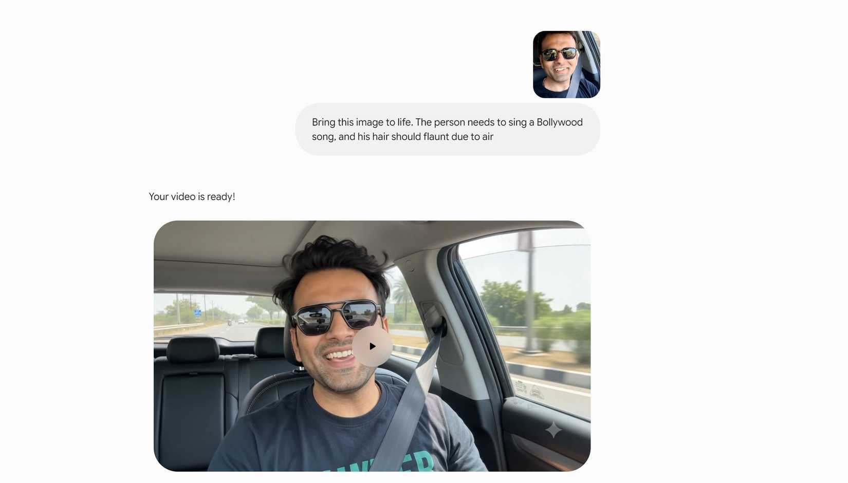 create a video from an image in Gemini Omni