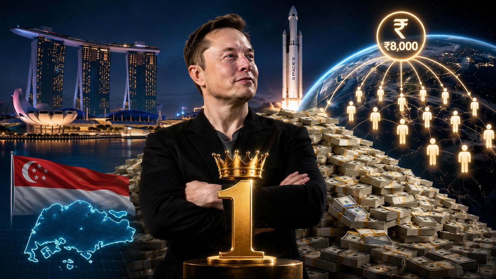 Trillionaire Musk: Beats Singapore GDP, Can Wire Every Human Rs 8,000 & Still Stay No. 1