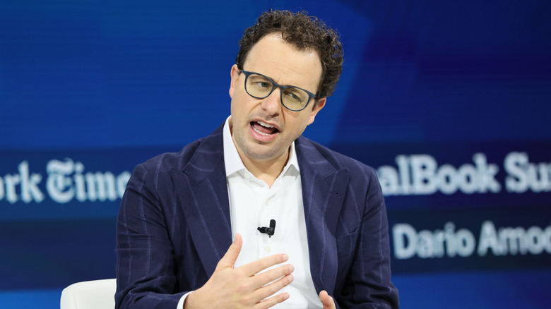 A man wearing glasses