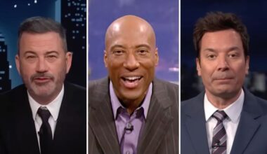 Jimmy Kimmel, Byron Allen, and Jimmy Fallon