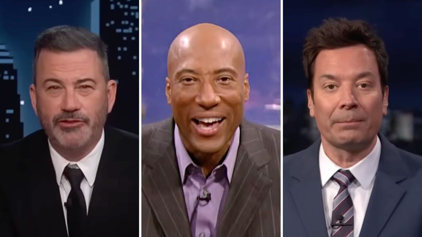 Jimmy Kimmel, Byron Allen, and Jimmy Fallon