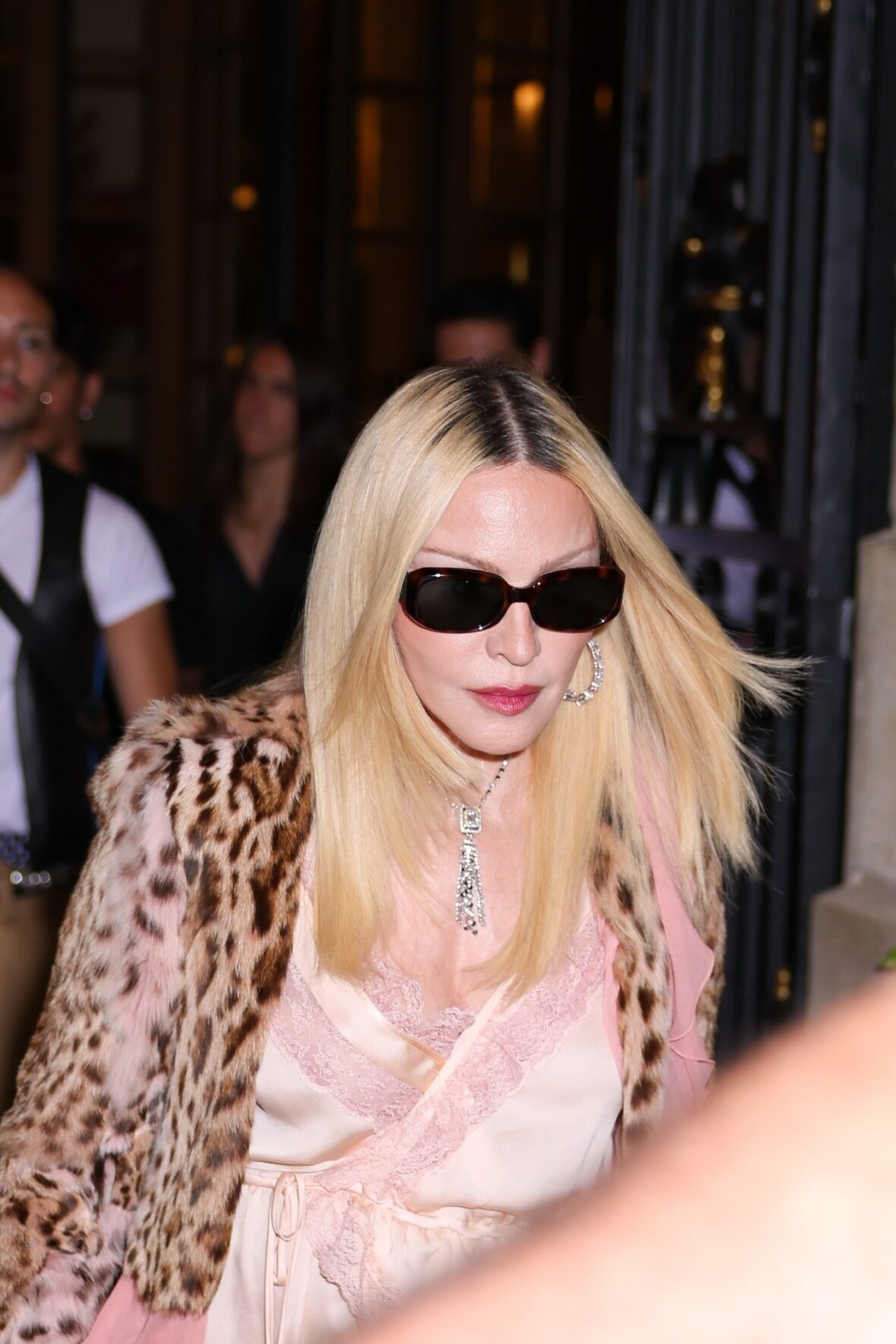 Madonna Heads to YSL Confessions After-Party Paris