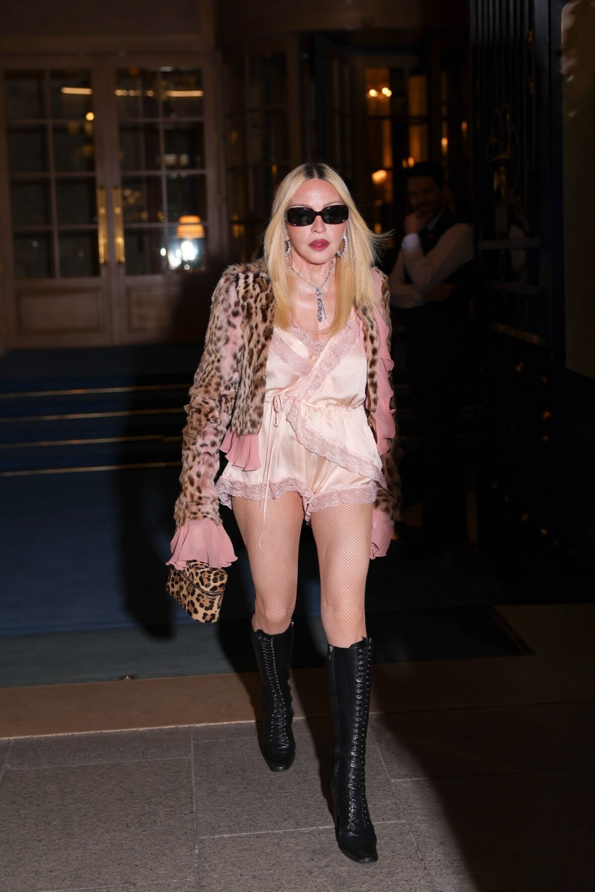 Madonna Heads to YSL Confessions After-Party Paris