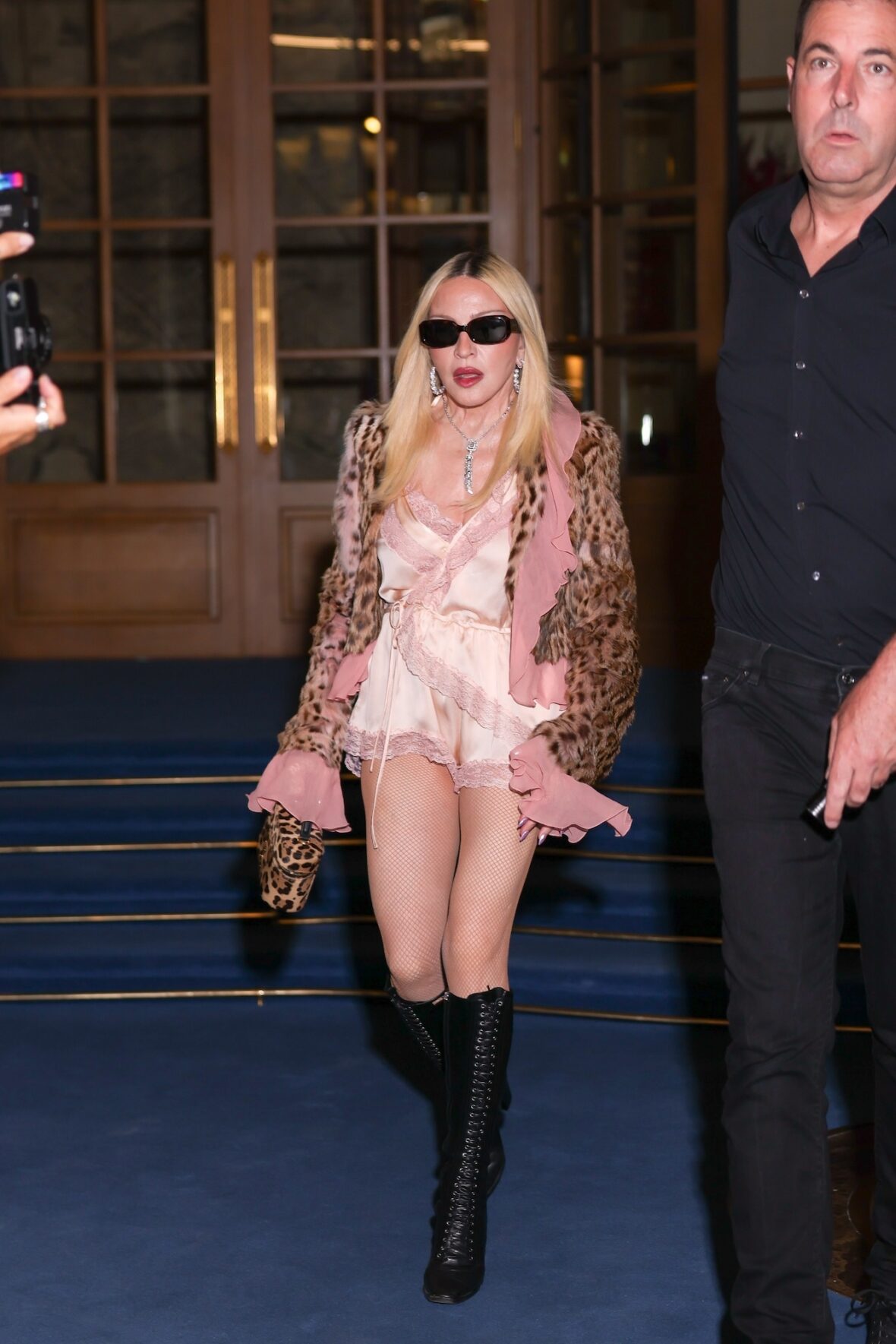 Madonna Heads to YSL Confessions After-Party Paris