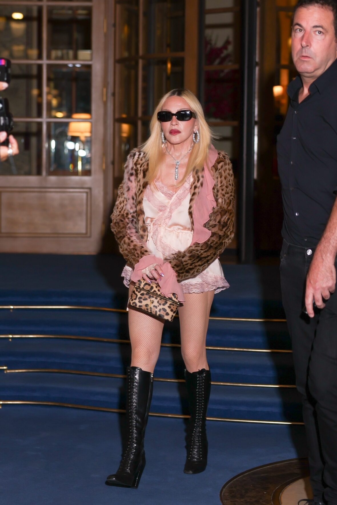 Madonna Heads to YSL Confessions After-Party Paris