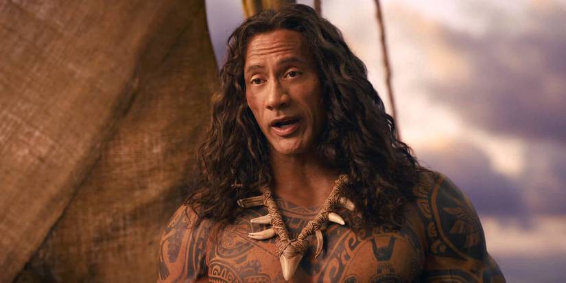 Dwayne Jhonson in Moana 