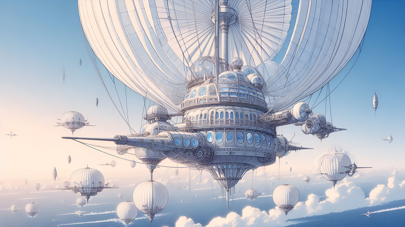 Images from an AI transmedia project