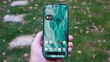 A person holding the Google Pixel 10 Pro XL