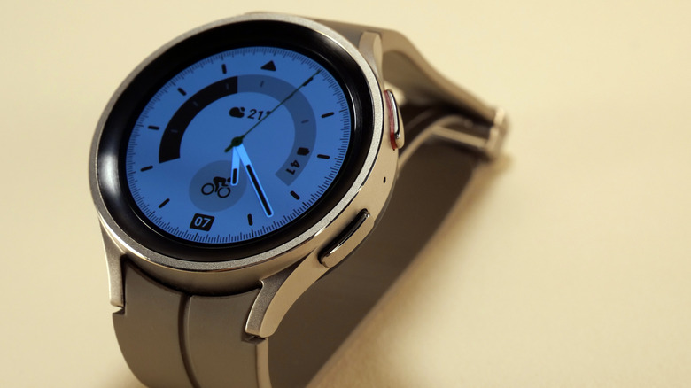 a smartwatch made with sapphire glass