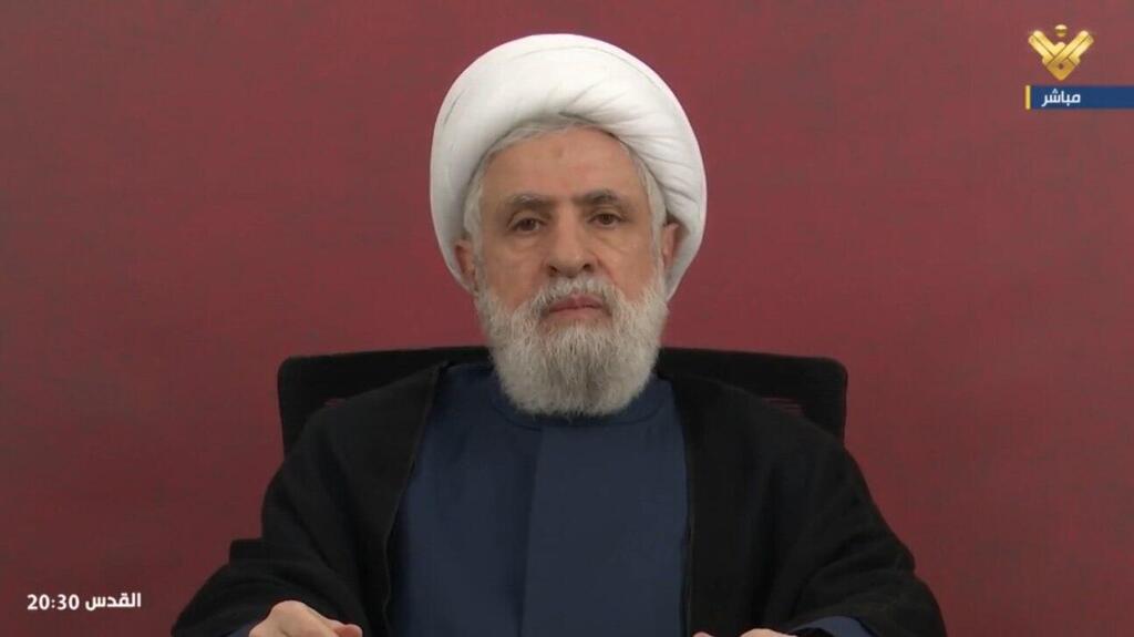Hezbollah Secretary-General Naim Qassem נעים קאסם מזכ"ל חיזבאללה