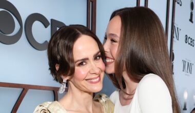 Sarah Paulson & Ella Beatty Hold Hands, Walk Tony Awards 2026 Red Carpet Together - Just Jared - Celebrity News and Gossip