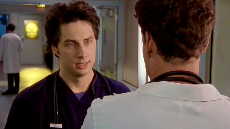 J.D. talking to Dr. Cox