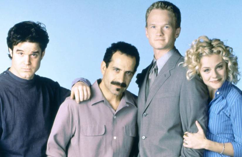 Image of the lead cast of Stark Raving Mad.