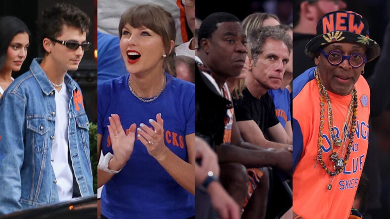 All the stars at Knicks Game 4