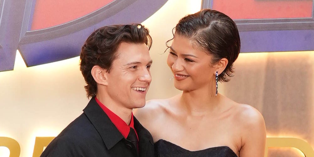 Tom Holland & Zendaya Kick Off 'Spider-Man' Press Tour in Rare Red Carpet Appearance Together - Just Jared - Celebrity News and Gossip