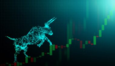 A bullish stock concept.