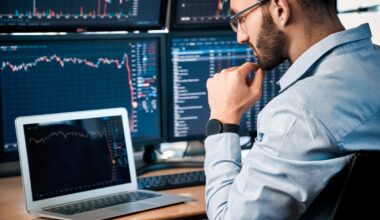 An investor studying a stock that has just fallen sharply.