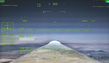 X-59's flight display reads Mach 1.077 (highlighted) as the low-boom testbed goes supersonic for the first time