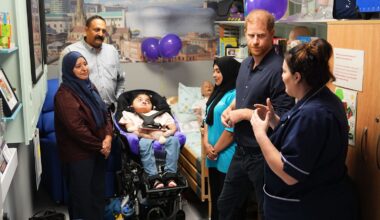 Duke of Sussex highlights NHS ‘financial difficulties’ during hospital visit
