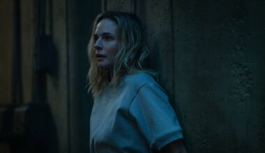 Remmie Milner and Rebecca Ferguson in Silo season 3.
