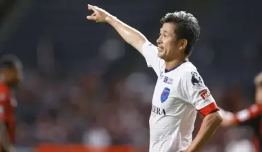 Japan Great 'King Kazu' Miura Scores 1st Competitive Goal after Four Years at 59