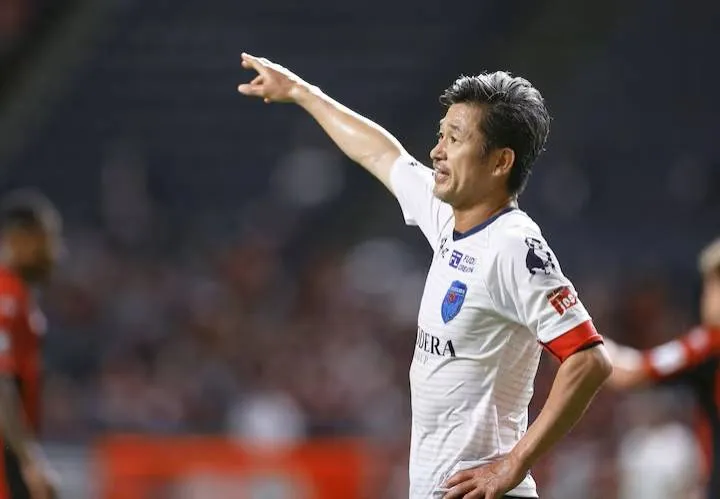 Japan Great 'King Kazu' Miura Scores 1st Competitive Goal after Four Years at 59