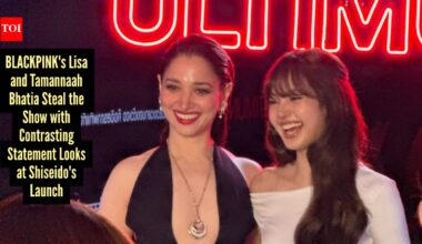 BLACKPINK's Lisa and Tamannaah Bhatia serve Yin and Yang-inspired ensembles at the Shiseido launch event