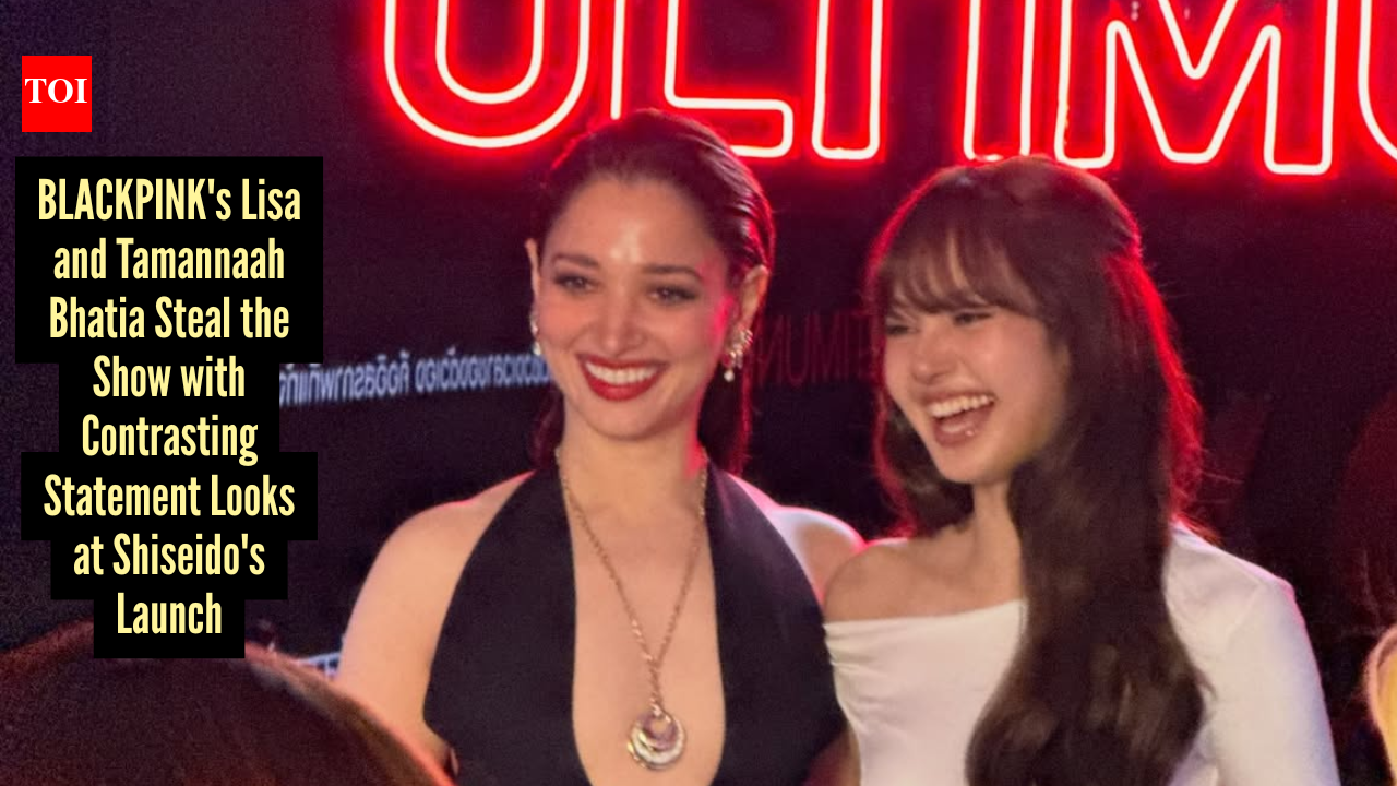 BLACKPINK's Lisa and Tamannaah Bhatia serve Yin and Yang-inspired ensembles at the Shiseido launch event