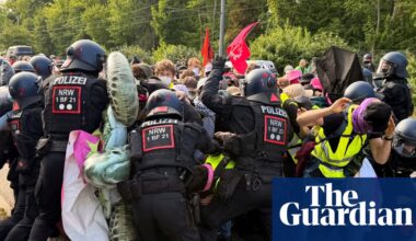 German riot police clash with protesters hoping to block far-right AfD conference | Germany