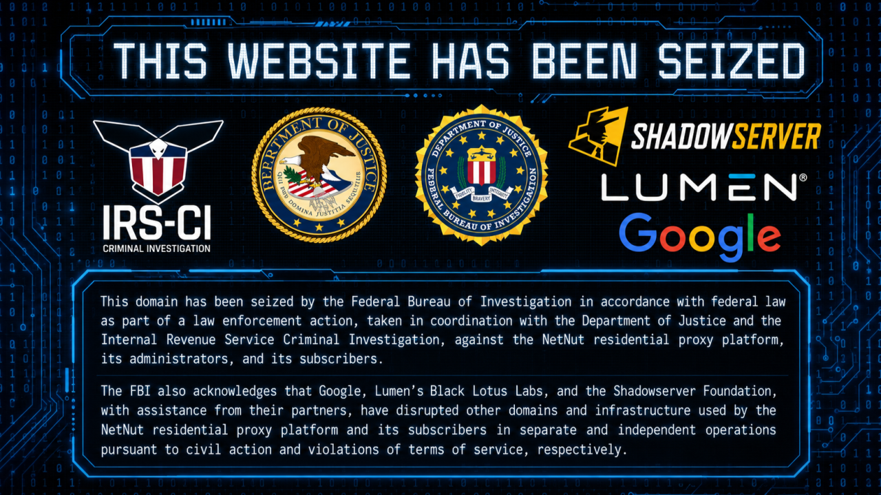 Google & FBI Take Down Global Residential Proxy Network Powered By Millions of Devices