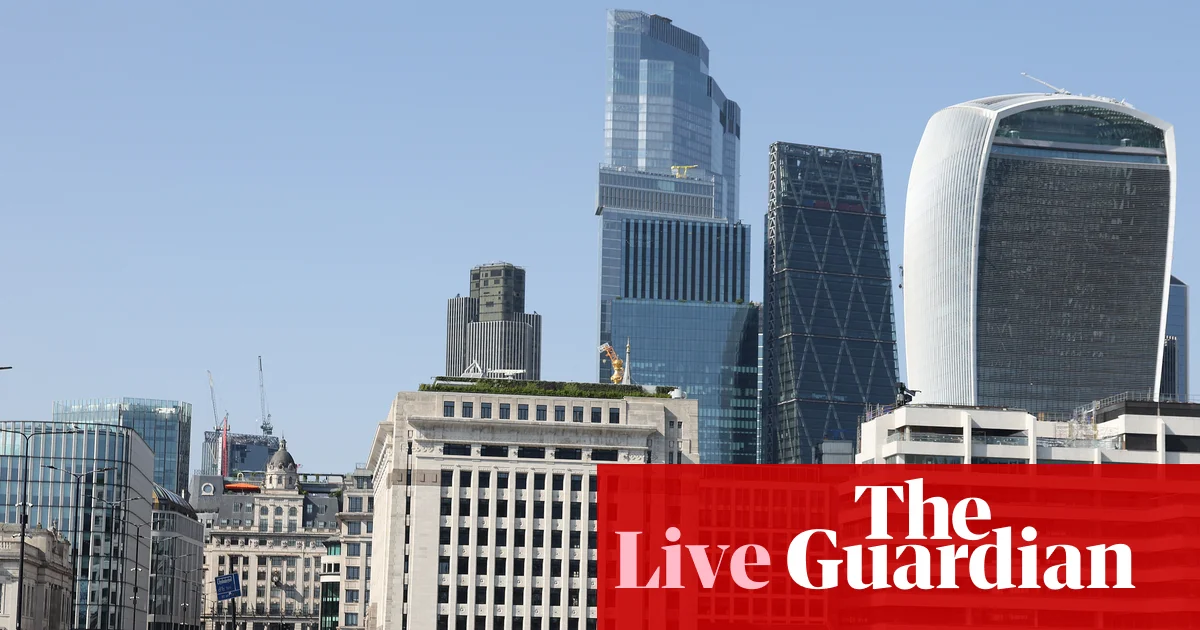 UK service sector shrinks amid Iran war disruption and heatwave; FTSE 100 hits four-month closing high – business live | Business