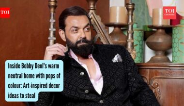 Inside Bobby Deol's warm neutral home with pops of colour: Art-inspired decor ideas to steal