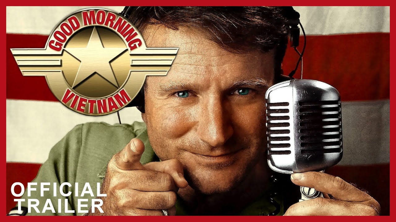 GOOD MORNING, VIETNAM (1987) | Official Trailer | 80s War Comedy | Robin Williams, Forest Whitaker - YouTube