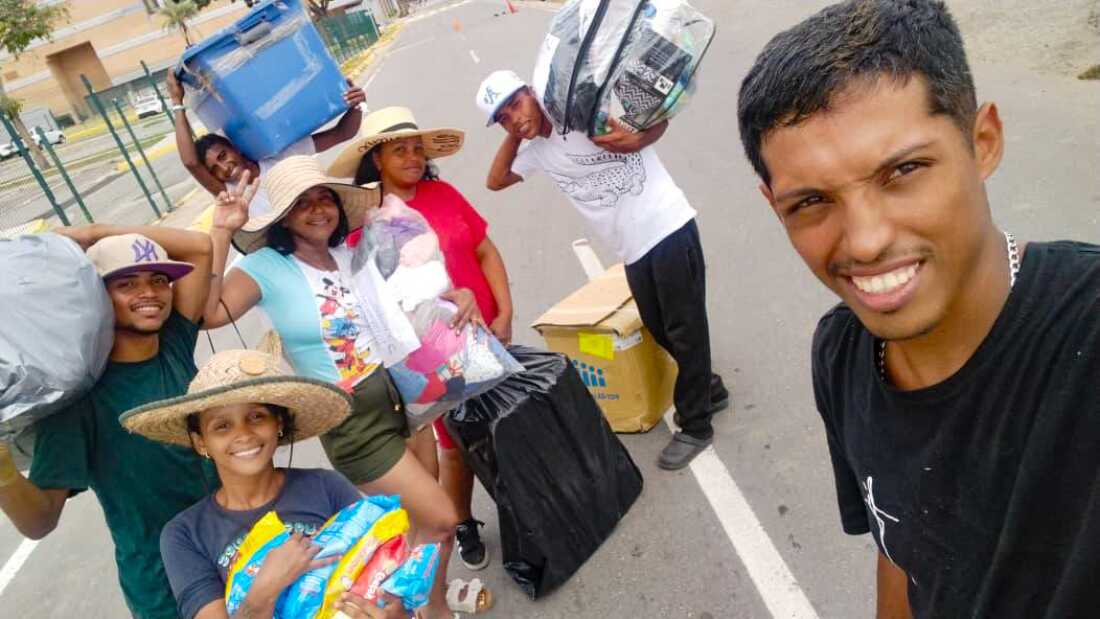 Noguera and her relatives with donations of food and tents after the earthquakes. An education nonprofit based in another state, the E-VEN Project, arranged to refill her asthma prescription in the middle of the crisis.