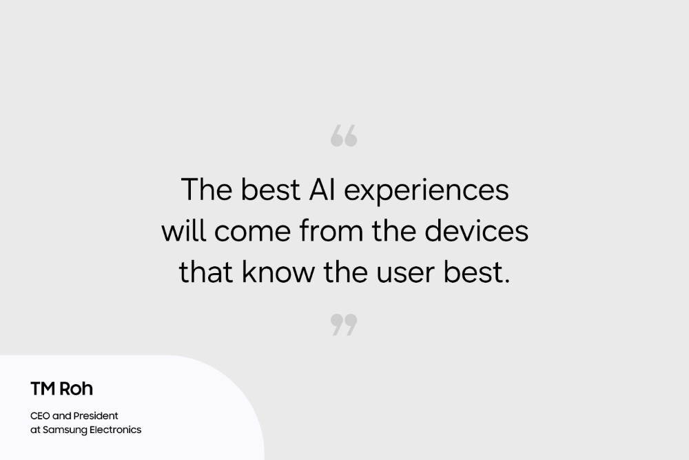 Samsung CEO writes an editorial about the future of AI: where AI meets people