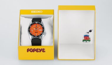 Seiko's New £250 Popeye Collab Watch Has a Bright Orange Dial