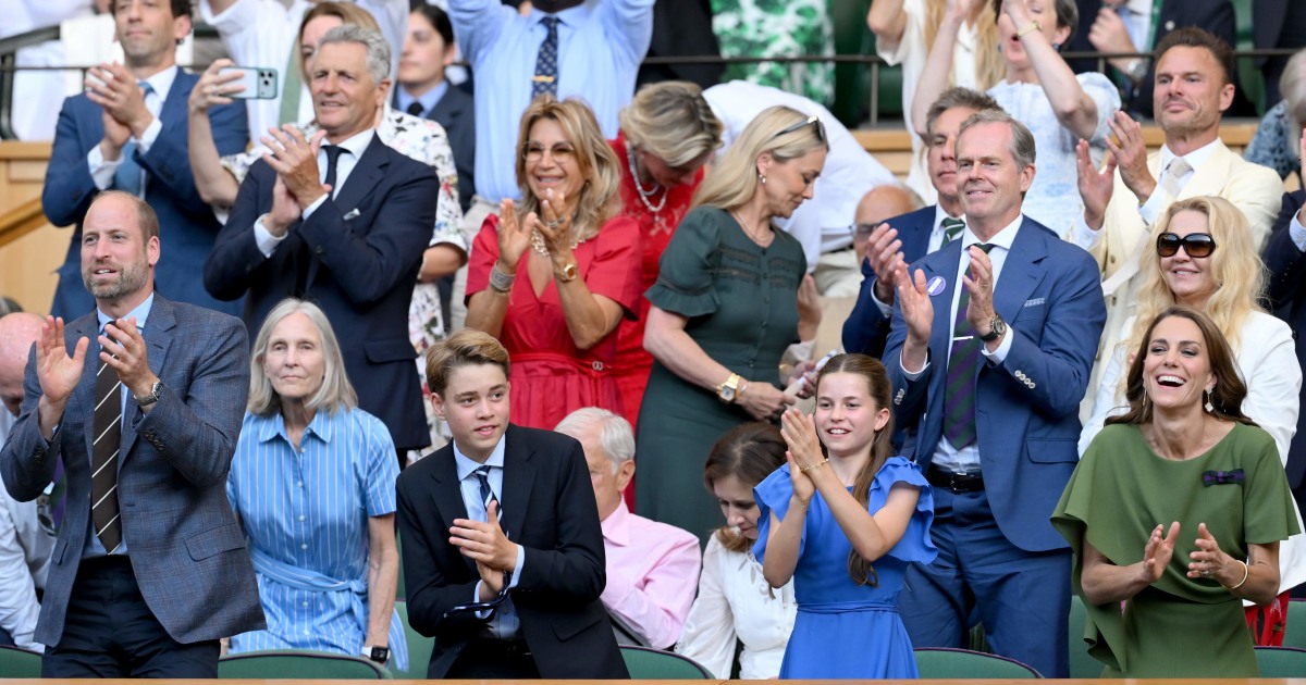 Prince William, Kate Middleton Attend Wimbledon With Their Oldest Kids Prince George and Princess Charlotte: See The Photos