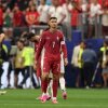 Cristiano Ronaldo #7 of Portugal shows dejection after the team's 0-1 defeat in the FIFA World Cup 2026 Round of 16 match between Portugal and Spain at Dallas Stadium on July 06, 2026 in Arlington, Texas.