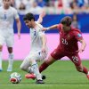 Portugal's Francisco Conceicao, right, vies for the ball with Uzbekistan's Khojiakbar Alijonov during the World Cup Group K soccer match between Portugal and Uzbekistan in Houston, Tuesday, June 23, 2026.