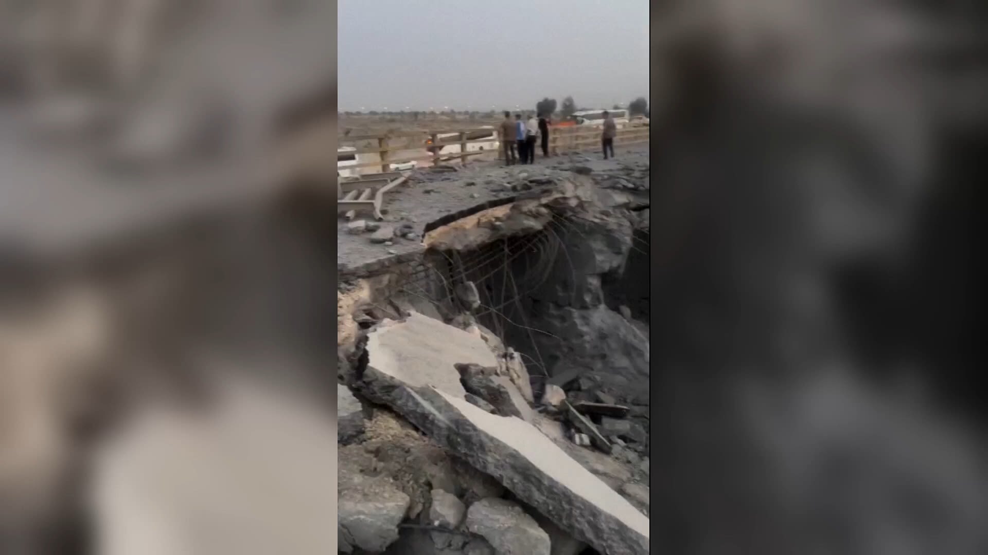 clipped thumbnail - iran-war-bandar-khamir-bridge-damaged-intldsk - CNN ID 22815612 - 00:00:00;00