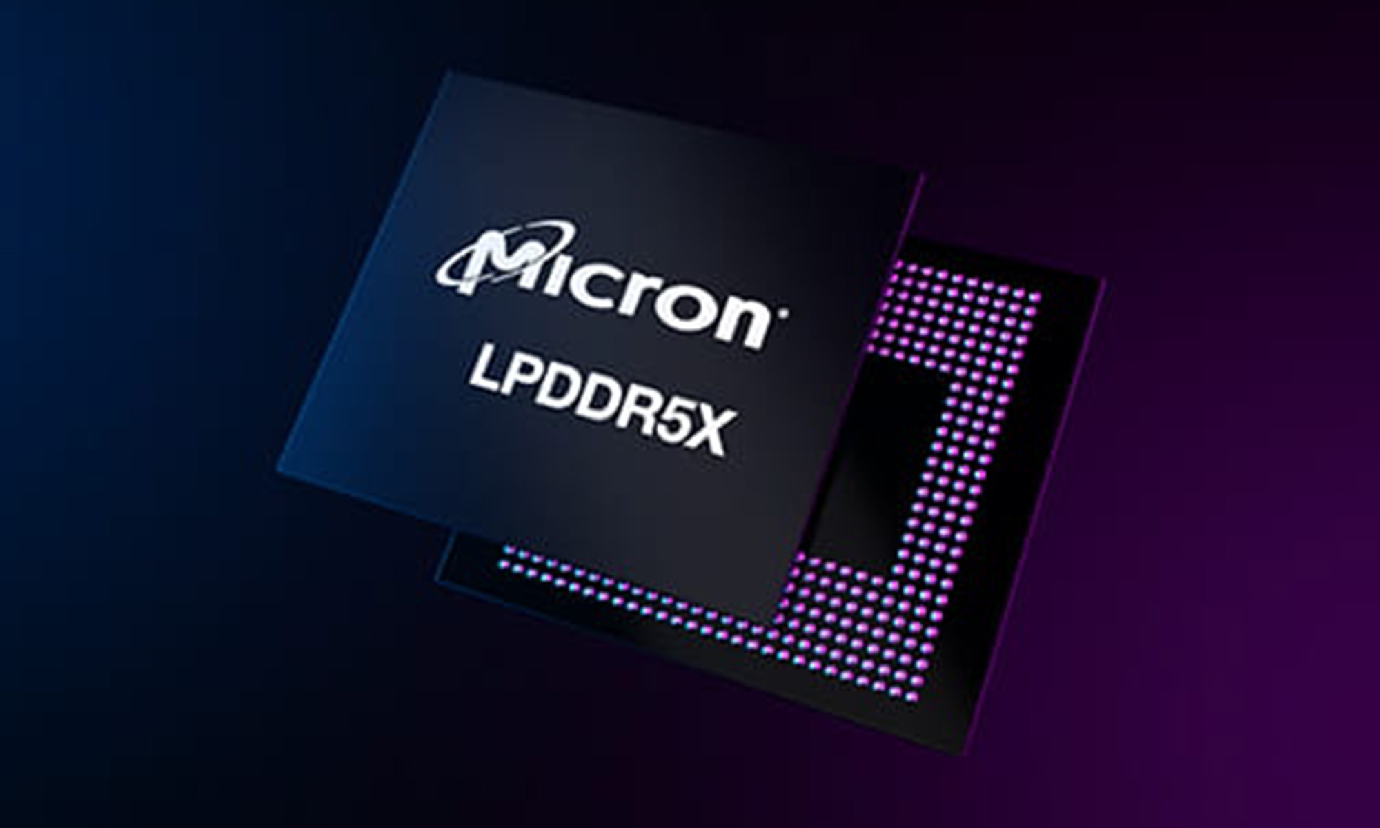 Micron technology ram module with Micron logo.