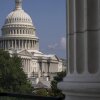 The U.S. Capitol is seen from the Cannon House Office Building on July 22.
