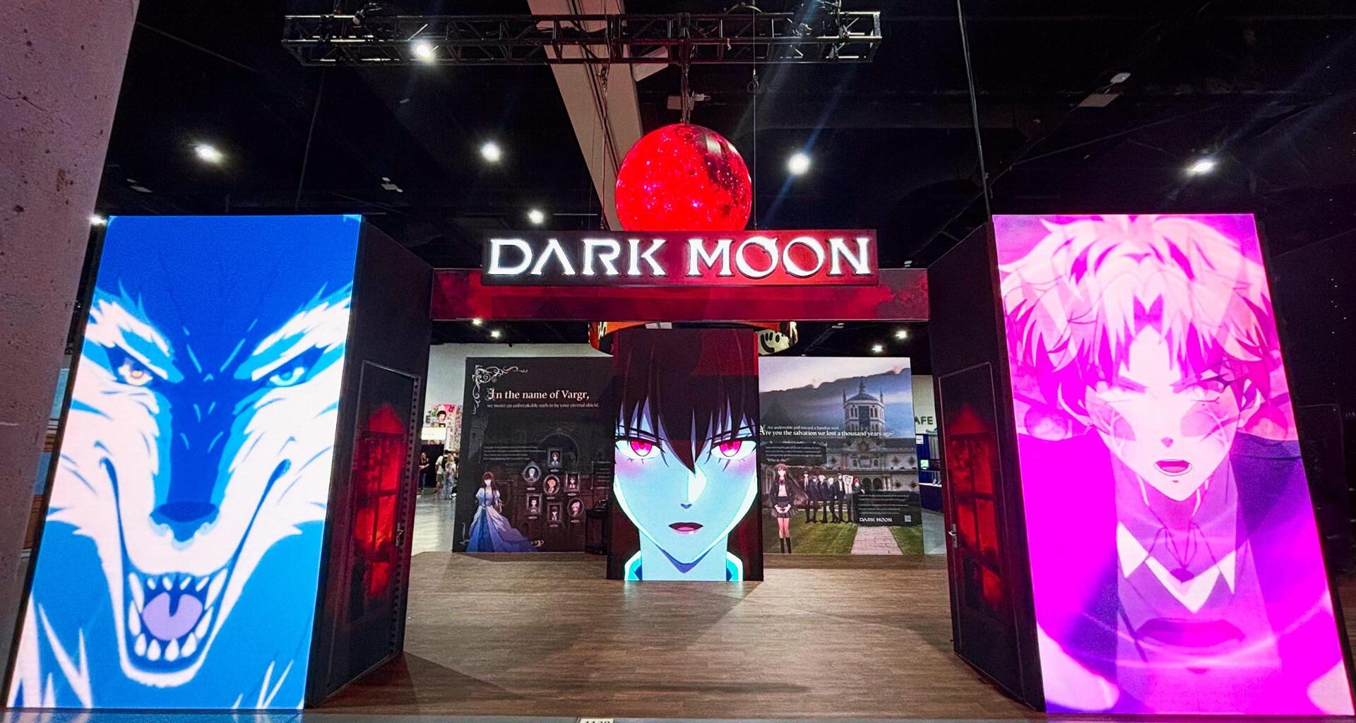 The official booth for HYBE