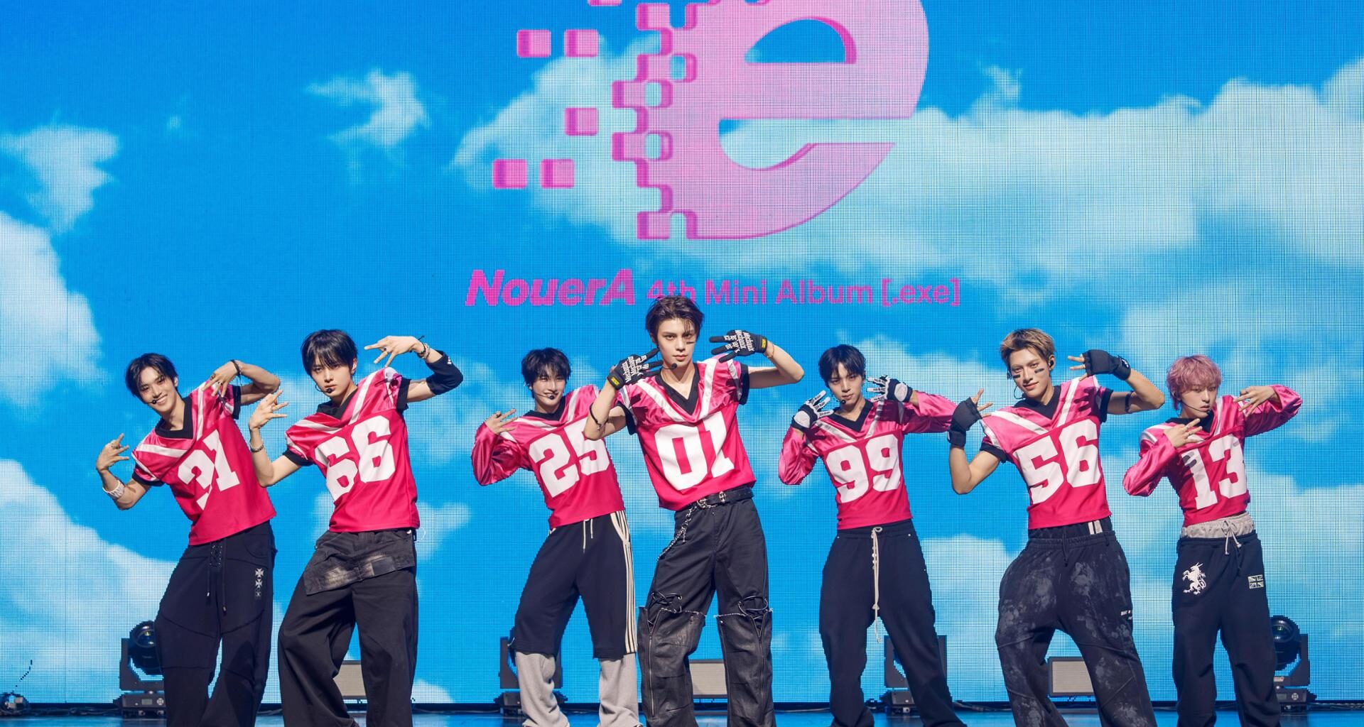 K-pop boy band NouerA performs the group