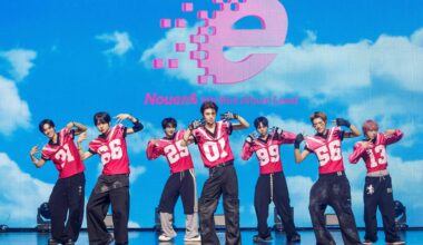 K-pop boy band NouerA performs the group