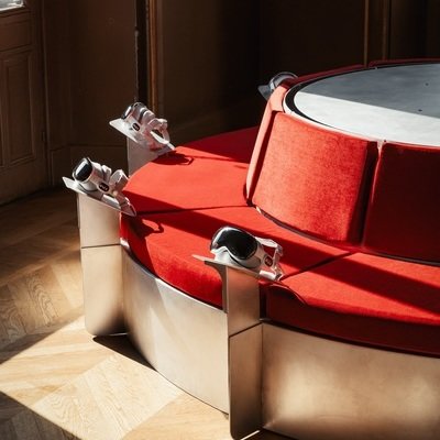 An Apple Vision Pro Seating Station at a Parisian Opera House