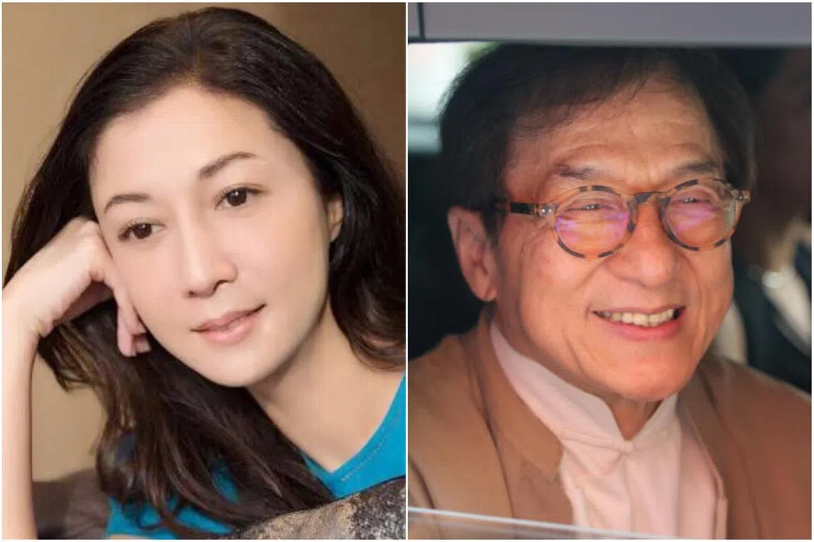Elaine Ng (left) made headlines in 1999 when she disclosed that she was pregnant with Jackie Chan’s child.