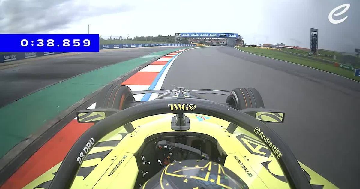 WATCH: Felipe Drugovich's Shanghai pole position lap