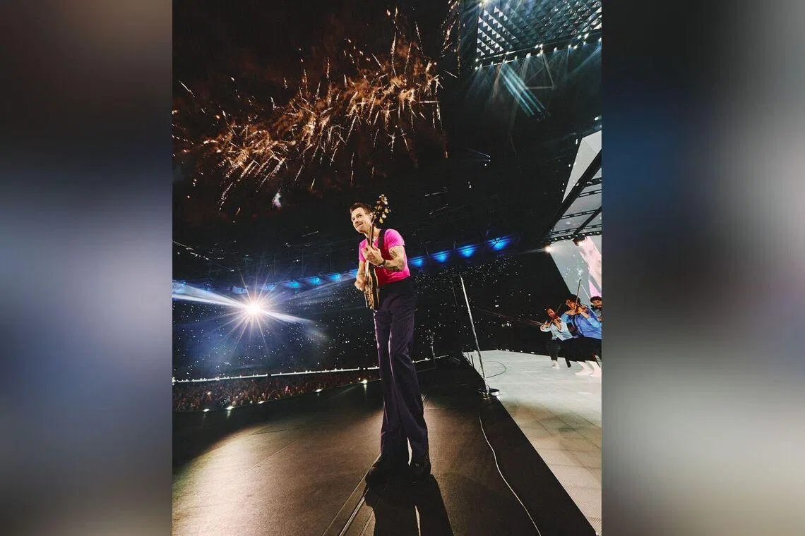 Harry Styles has broken the record for the longest residency by a musician at Wembley Stadium.